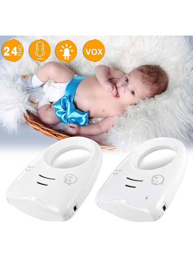 Generic - Portable 2.4GHz Wireless Digital Audio Baby Monitor One-Way Talk Crystal Clear Baby Cry Detector Sensitive Transmission - Image 1