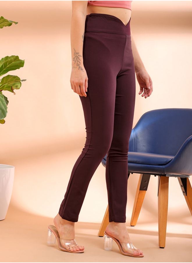 Freehand Women Skinny Fit Solid High-Rise Jeggings  - Image 4