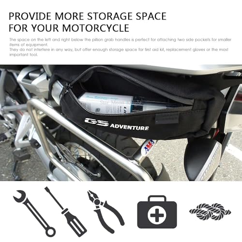 igersaw R&J ل B.M.W R1200GS LC 2013-2020 2019 2018 R1250GS مغامرة دراجة نارية صندوق رف حقيبة جانبية رف أمتعة مكان سفر حقيبة مقاومة للماء - Image 5