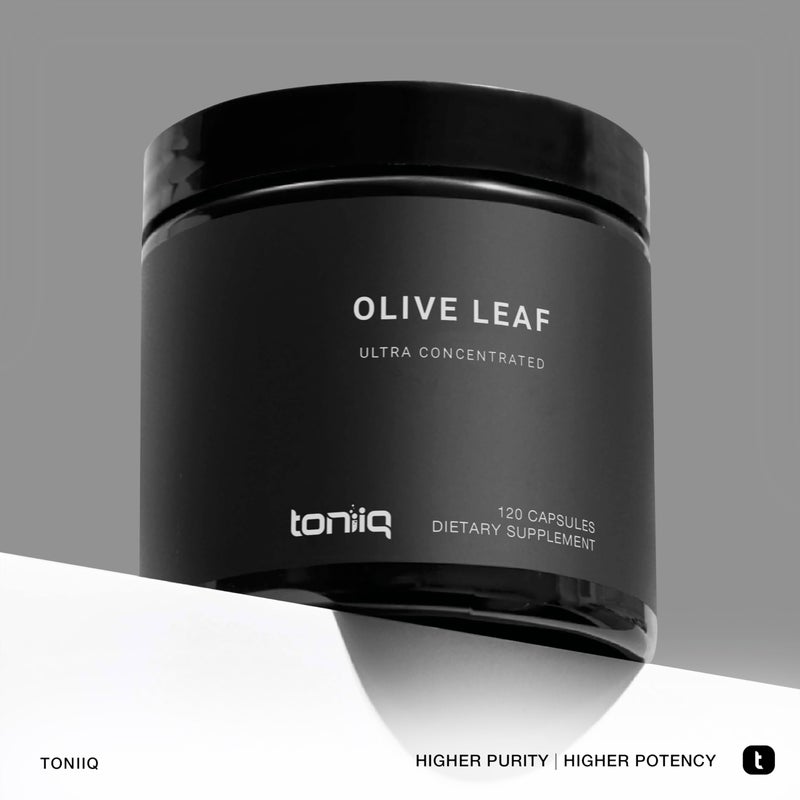 Toniiq Olive Leaf Extract - Ultra High Potency 45:1 Extract with 50% Oleuropein - Highly Concentrated - Third-Party Lab Tested - 120 Capsules - Image 3