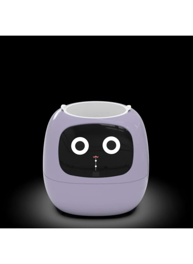 IVY Plant Cute Pet Robot Electronic Pet Healing Table AI Electronic Toys Creative Holiday Gift-Color:Purple  - Image 1