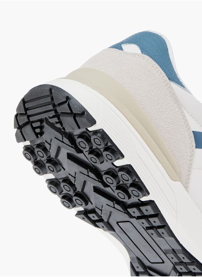 Lee Cooper Men's Logo Detail Sneakers with Lace-Up Closure  - Image 5