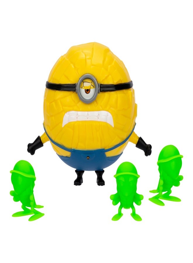 Minions Despicable Me 4 - Crash & Roll Mega Jerry Action Figure | Jerry Turns Into A Ball to Roll and Crash Into Roaches | Collect All 5 | All with A Different Play Feature and Accessories - Image 1