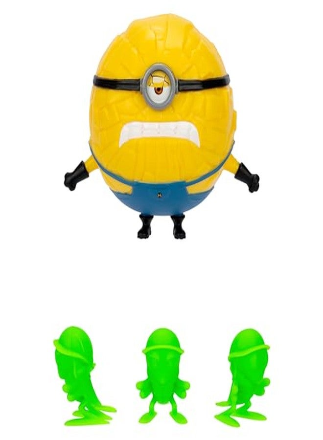 Minions Despicable Me 4 - Crash & Roll Mega Jerry Action Figure | Jerry Turns Into A Ball to Roll and Crash Into Roaches | Collect All 5 | All with A Different Play Feature and Accessories - Image 4