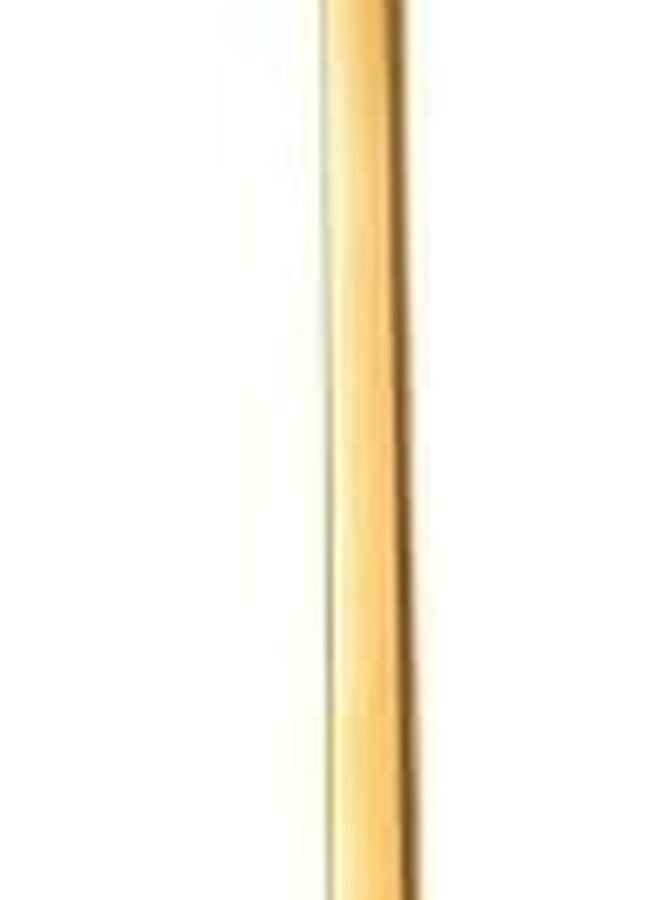 Gold 10 Piece Stainless Steel Coffee Stirring Spoons Set Round Dessert Tableware - Image 1