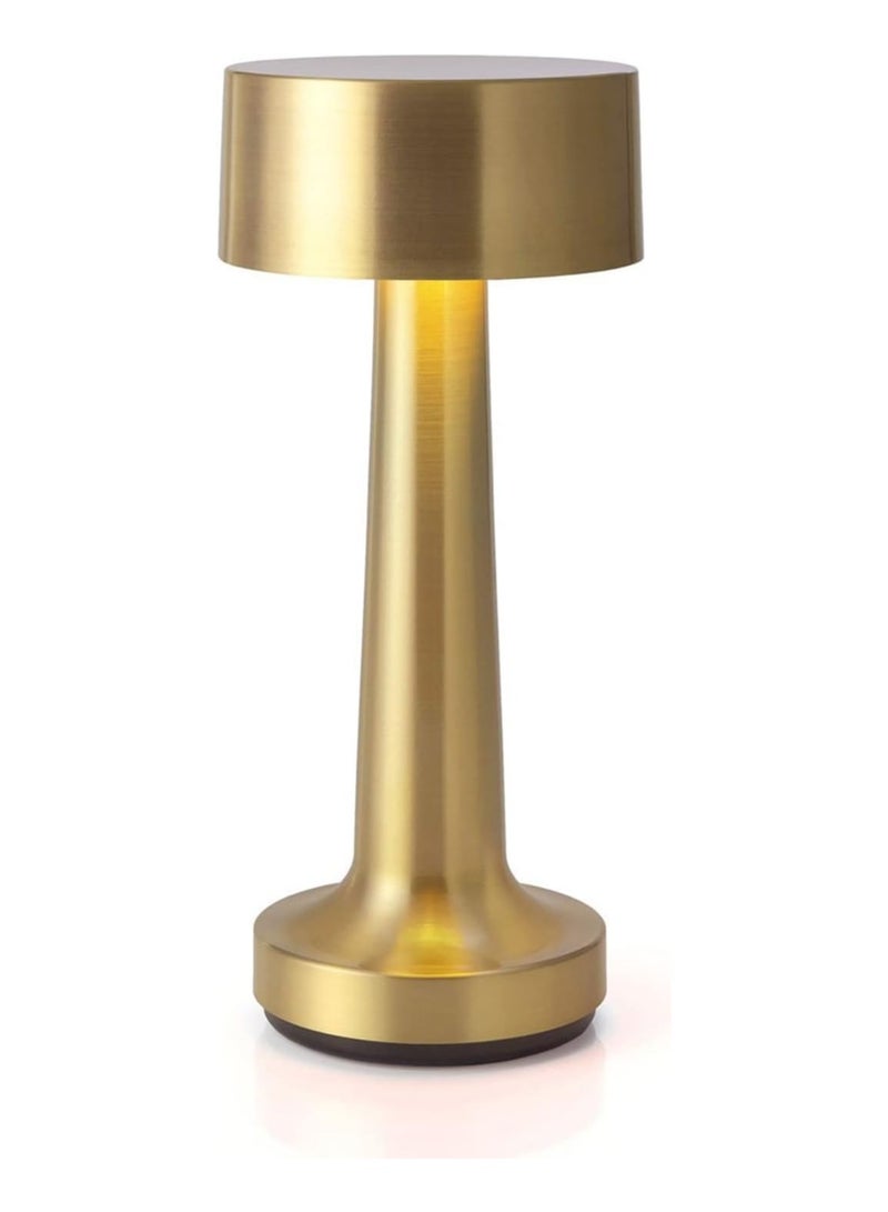 Beauenty Touch Sensor Bar Portable Cordless Chargeable Battery LED Desk Night Lamp, Gold - Image 1