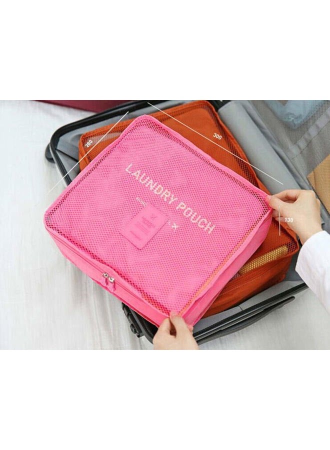 Mossio 7 Set Packing Cubes with Shoe Bag - Compression Travel Luggage Organizer, Wine Red, One_Size - Image 3