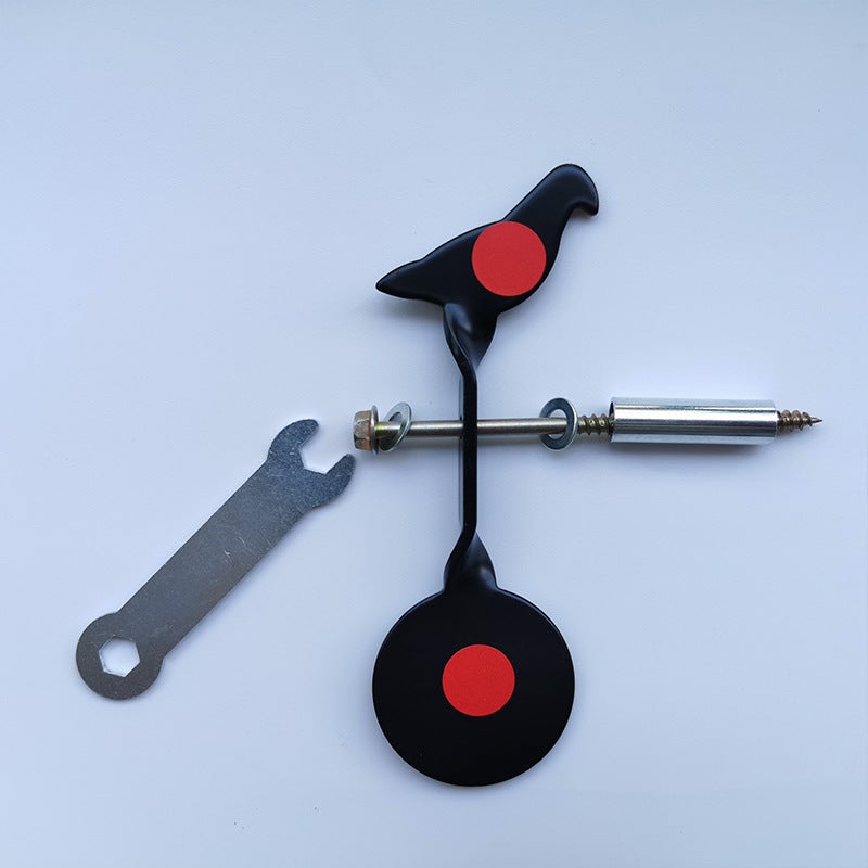 Slingshot Practice Target, Portable Tree-Inserting Target, Metal Shooting Target, Shooting Training Target, Eating Chicken Shooting Practice Target(White) - Image 3