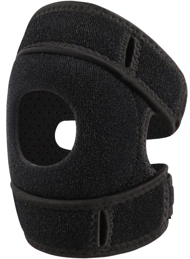 iStabo Knee Brace for Women & Men, Knee Support Strap Stabilizer with Gel Pads for Running, Workout, Patella Knee Brace for Pain Relief, Arthritis, Patellar Tendonitis, Meniscus tear(2,Black) - Image 2