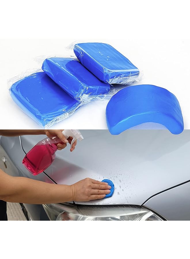 Excefore Car Clay For Car Detailing 4 Pack, Auto Detailing Clay Bar Cleaner, Grade Cleaner Kit For Coating Polisher Car Wash Kit Cleaning Rv Cars Boats Bus - Image 2