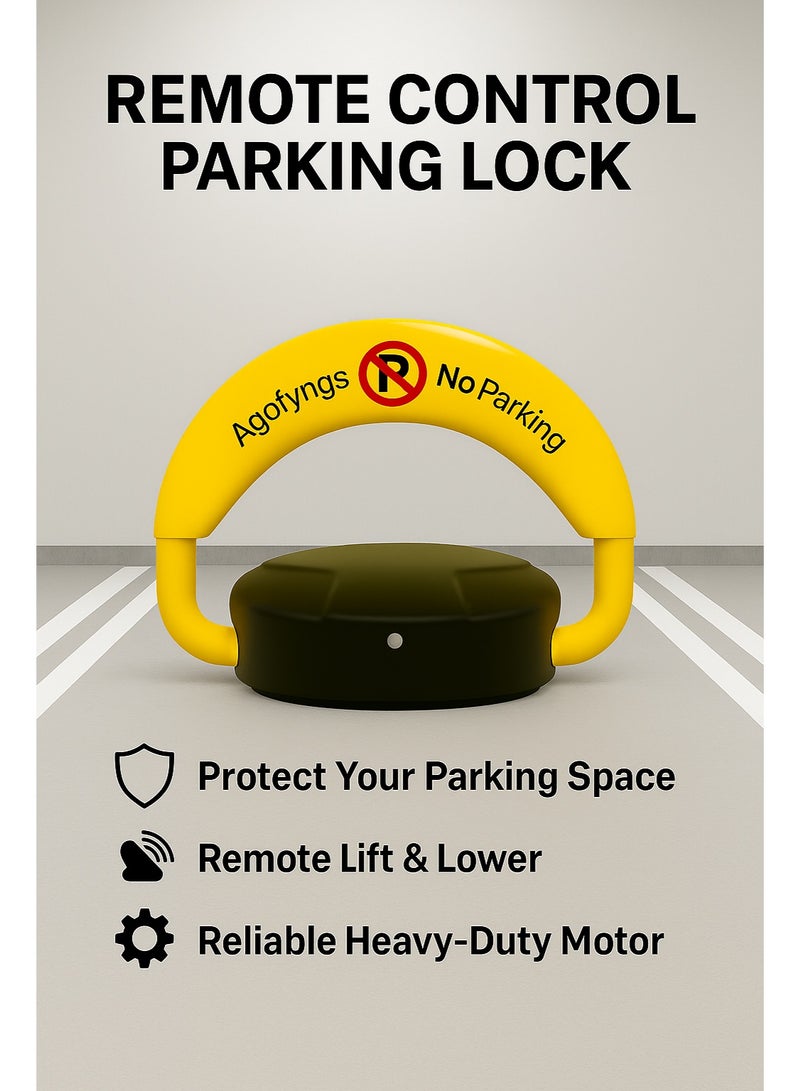 Agofyngs Remote Control Parking Lock – Remote Lift & Lower, Heavy-Duty Motor, Protect Your Parking Space - Image 3