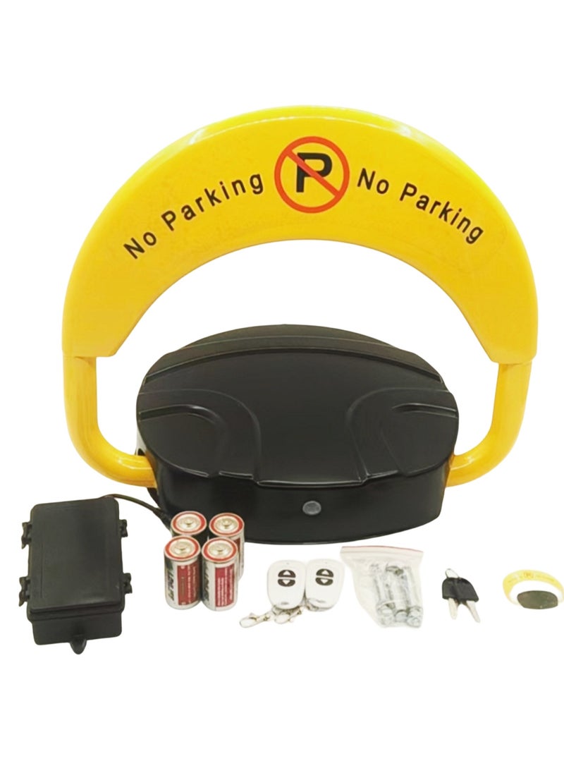 DLP - Intelligent Remote Control Parking Lock with Collision Alarm, 6 kg, Parking Barrier, Cylindrical Lock, Double Lock Design to Prevent Others from Occupying the Parking Space - Image 1