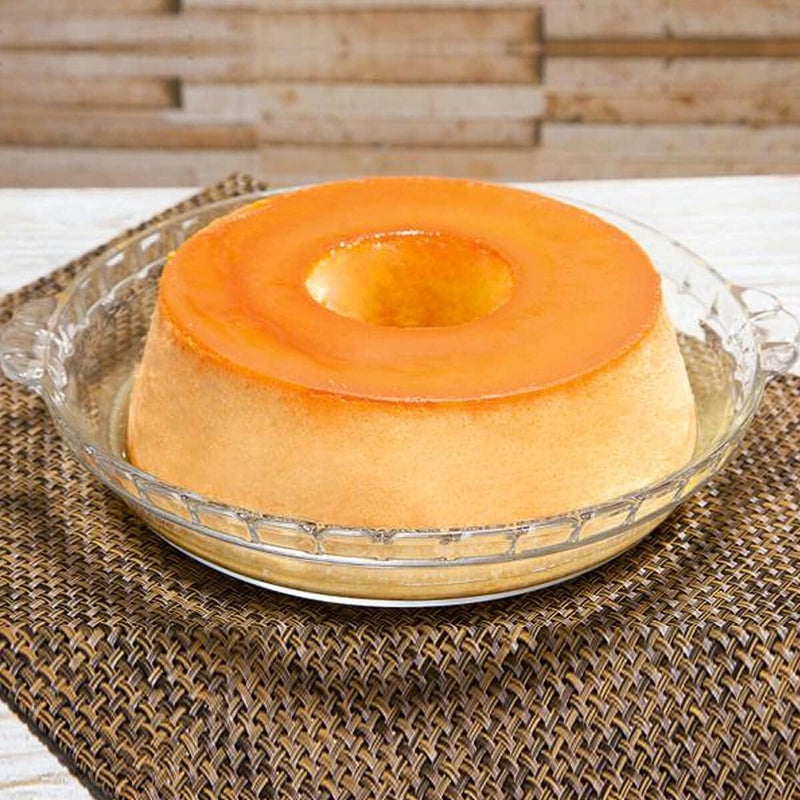 Marinex Medium Fluted Glass Pie Dish 1.3L  Durable Heat-Resistant Bakeware | Transparent Oven-Safe Round Fluted Pie Pan for Baking Pies, Quiches, Tarts & Desserts|Microwave, Freezer & Dishwasher Safe - Image 4