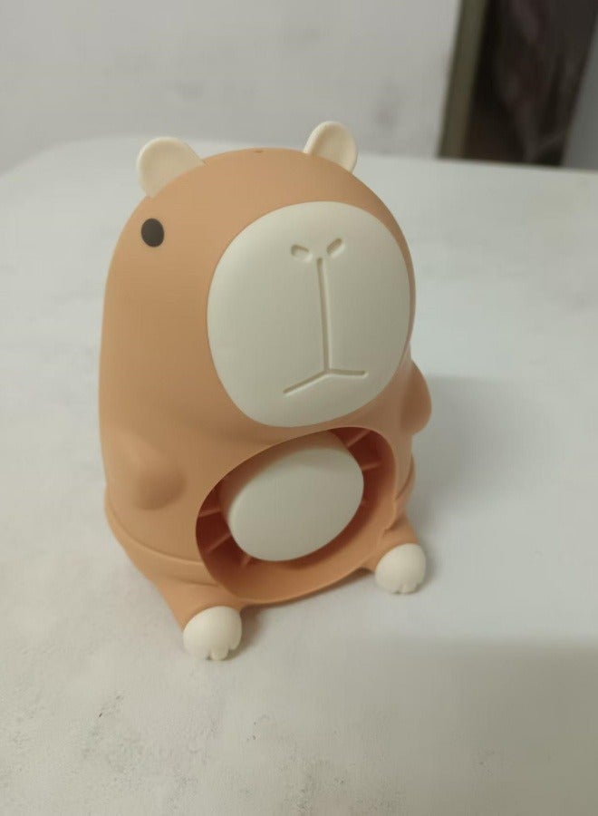 Desktop Cartoon Small Fan With Light 11*8*7CM - Image 2