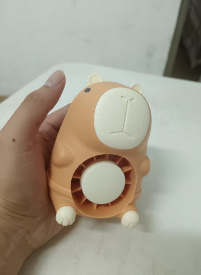 Desktop Cartoon Small Fan With Light 11*8*7CM - Image 5