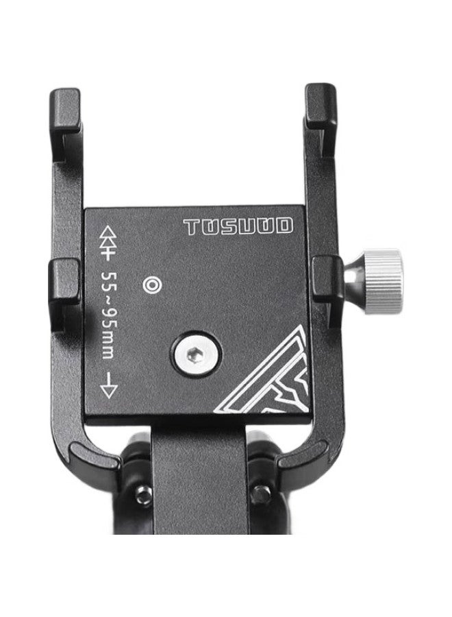 TOSUOD Bicycle Aluminum Alloy Phone Mount, Video Camera Anti-Shake Mount, Fixed Handlebar Stand For Mountain And Road Bikes - Image 2