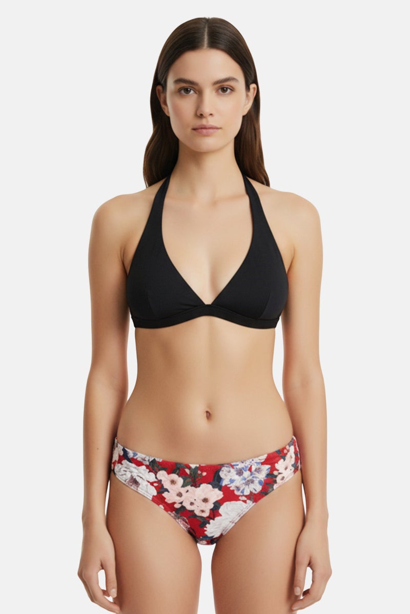 Mink Pink Women Floral Print Bikini Bottom, Multicolor - Image 1
