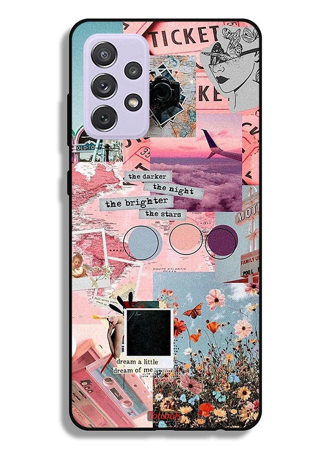 Tolwak Samsung Galaxy A72 5G Protective Case Cover The Darker The Night The Brighter The Stars - Image 1