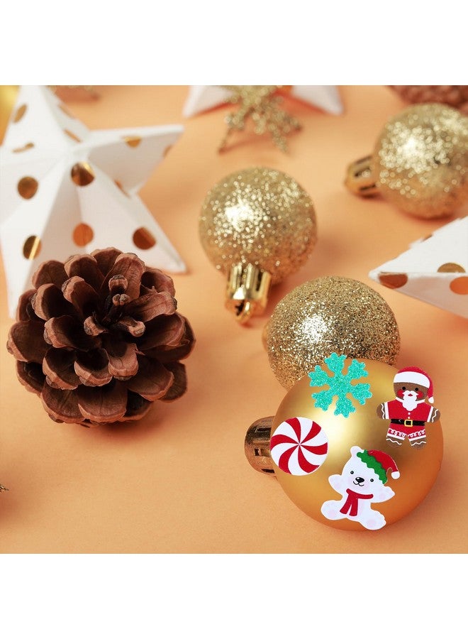 Winlyn 522 Pcs Bulk Assorted Christmas Stickers Christmas Crafts Foam Self-Adhesive Santa Reindeer Snowman Stickers Embellishment Winter Crafts for Kids Holiday Craft Projects Classroom Activities - Image 4