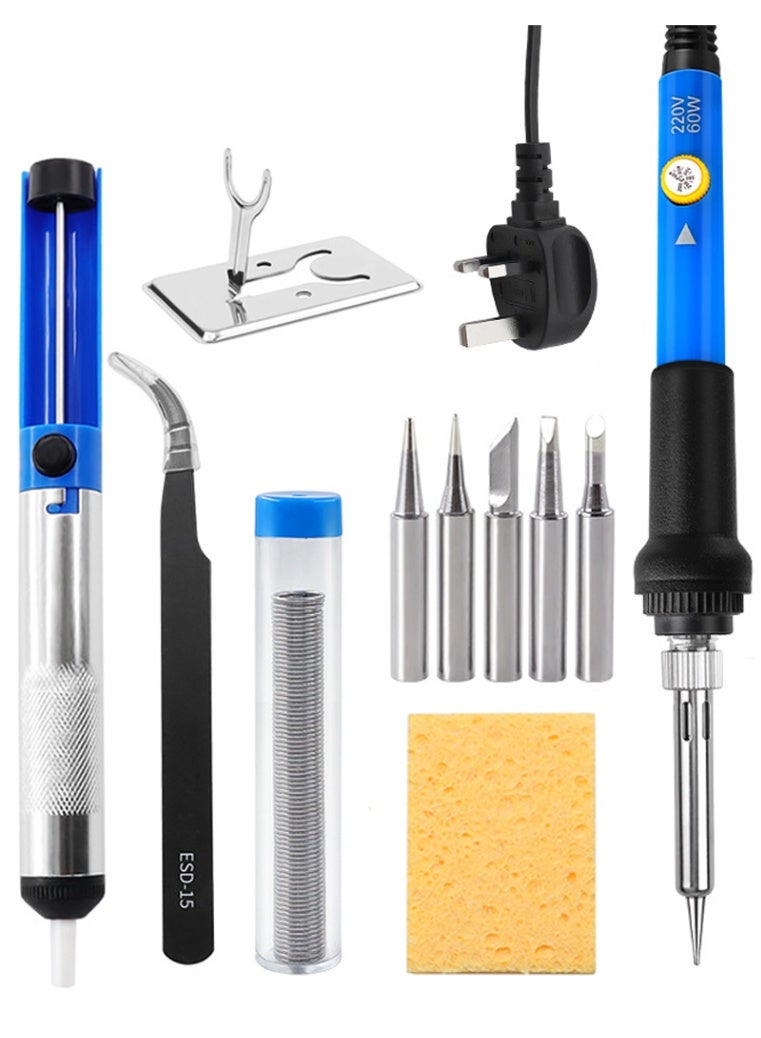 ShineZone 11 Pcs Soldering Iron Kit, 60W Electric Welding Soldering Iron set - Image 1