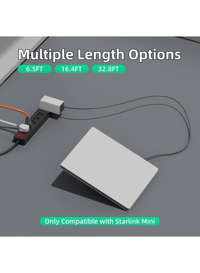 EAZUSE Starlink Mini Cable 32.8ft/10M, Extension Replacement Power Cable for Starlink Mini DC Male to Male Waterproof Cord - Image 4