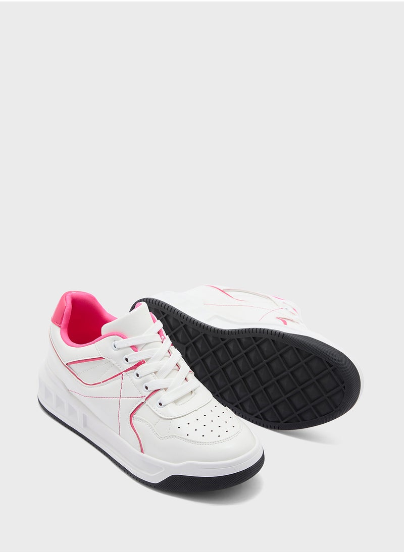 Ginger - Contrast Panel Sneakers - Image 1