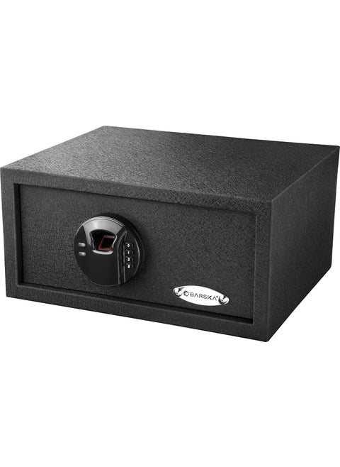 Barska AX12888 Quick Access Keypad Biometric Fingerprint Security Safe Box 046 Cubic Ft Black