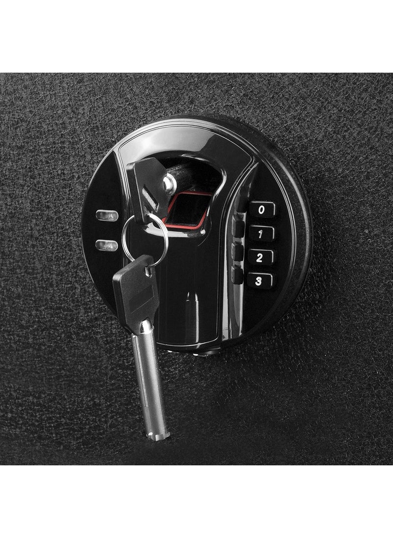 BARSKA Barska AX12888 Quick Access Keypad Biometric Fingerprint Security Safe Box 046 Cubic Ft Black  - Image 2