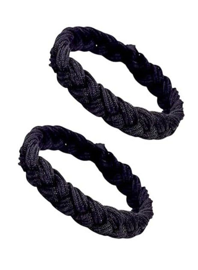 needs collection Black Thread Evil Eye Protection Bracelet, Adjustable Kala Dhaga Wrist Band, Unisex, Pack of 2 - Image 1