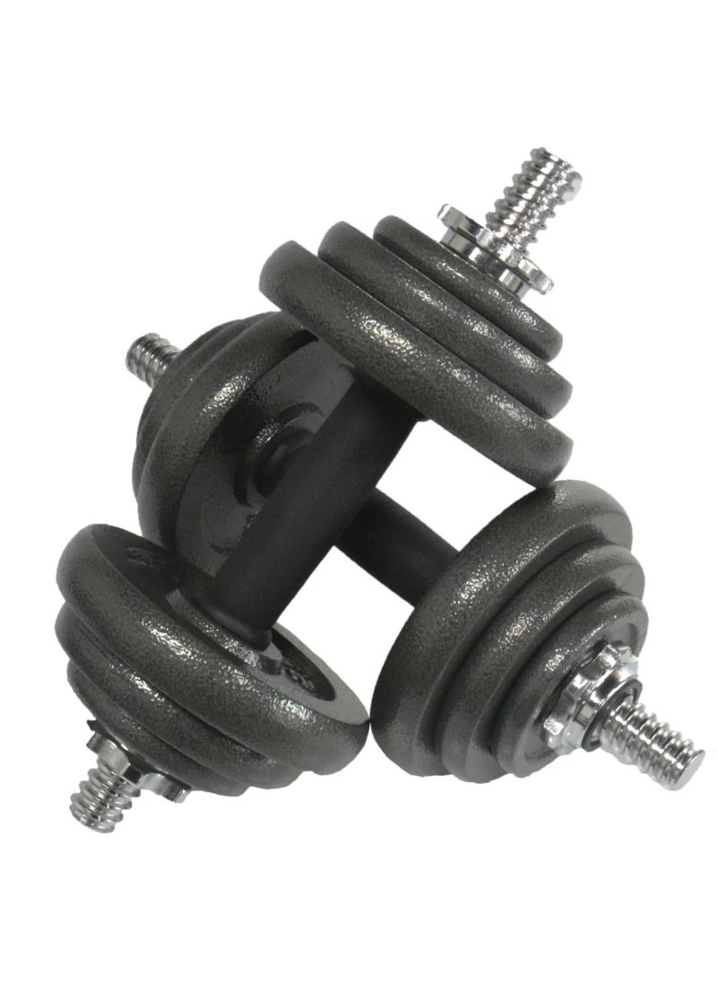 MAAS - 15kg Adjustable Compact Dumbbell Weight Set for Home Training and Gym - Image 1