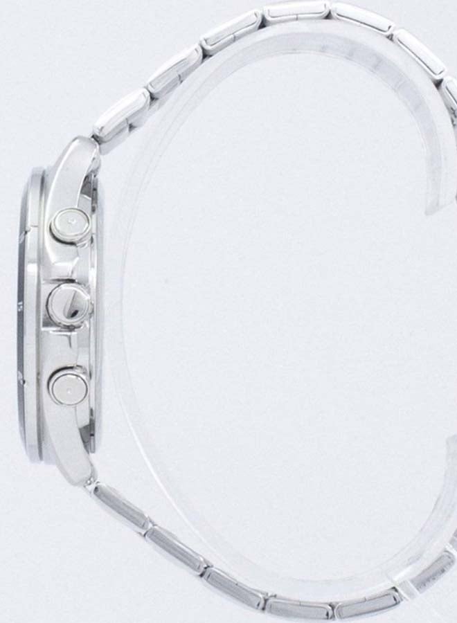CASIO Men Enticer Analog Watch MTP-1374D-1AV - 44 mm - Silver - Image 3