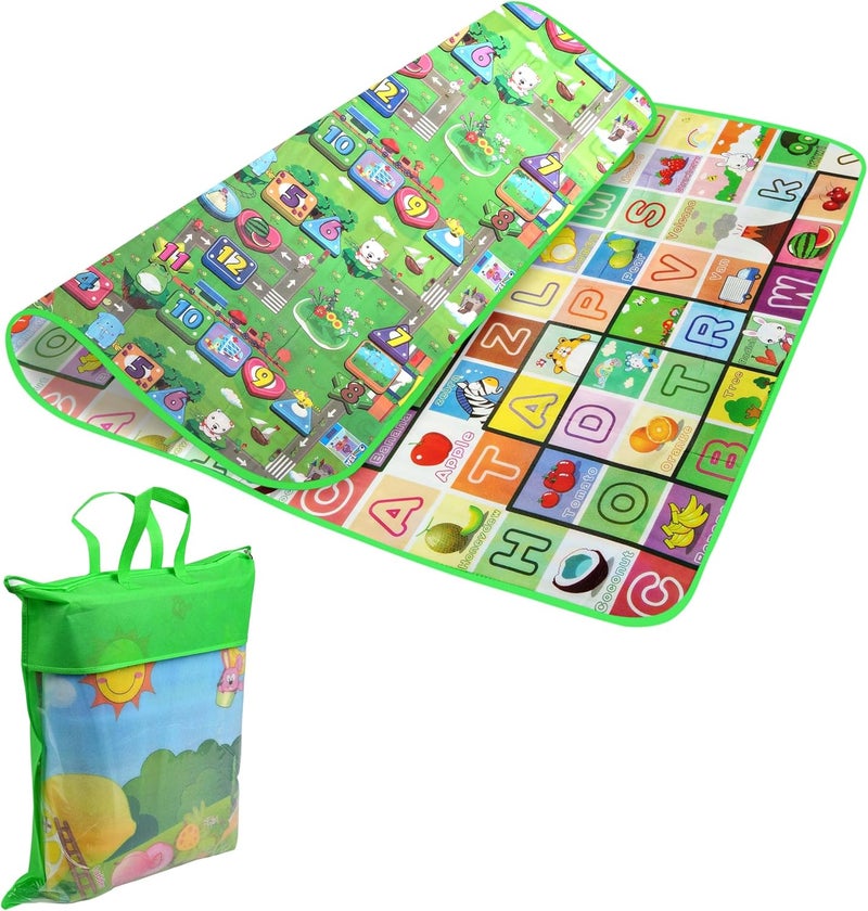 GLEVAR Kids Play Mat – Baby Crawling Mat – Farm-Themed Carpet, Large Non-Slip Rug, Soft Padding for Toddlers, Stimulates Early Learning, Ideal for Nursery, Playroom, or Bedroom - Image 2