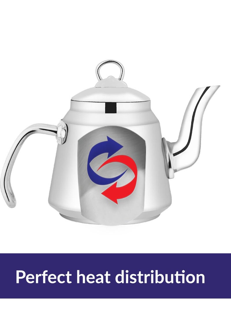 6 October Alu, Tea Pot With Stainless Steel Handle 1.50 Litre No.4 - Image 4