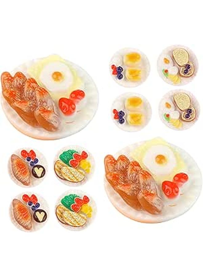 12 Pcs Miniature Food Toys Resin Dollhouse Accessories Flatback Charms for DIY Jewelry Making - Image 1