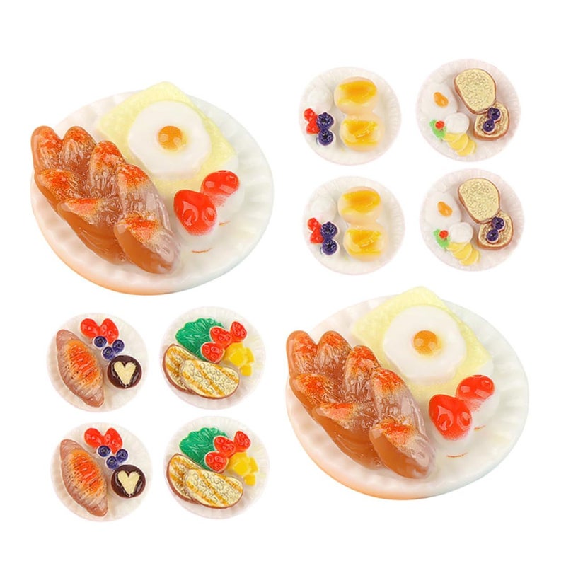 12 Pcs Miniature Food Toys Resin Dollhouse Accessories Flatback Charms for DIY Jewelry Making - Image 2