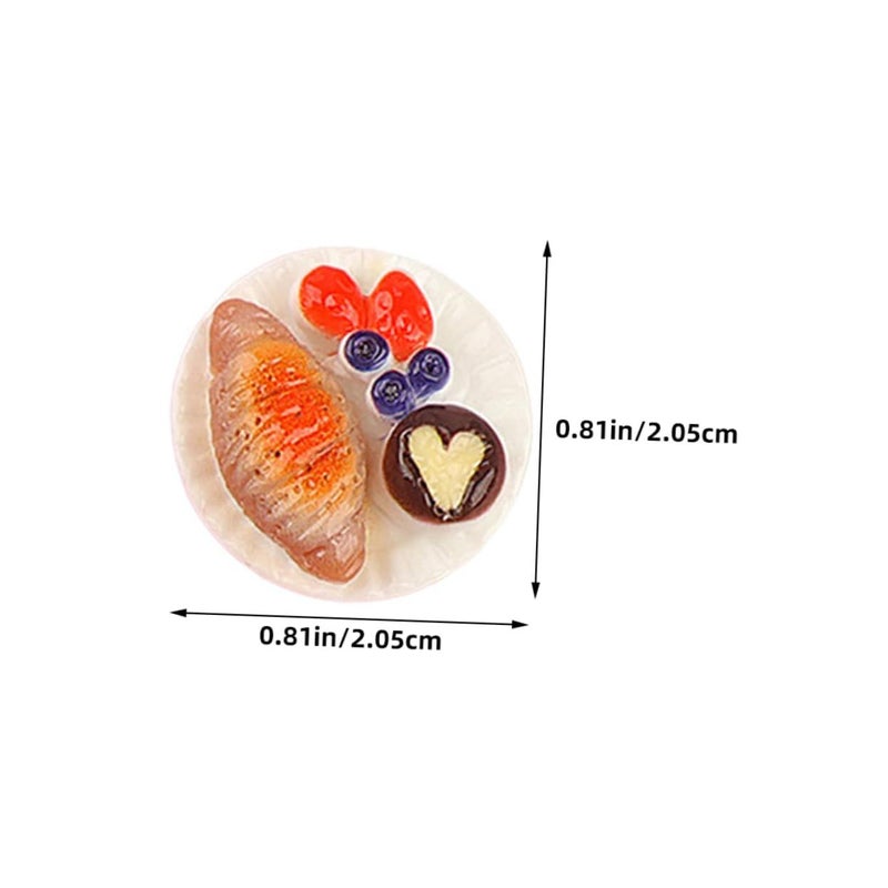 12 Pcs Miniature Food Toys Resin Dollhouse Accessories Flatback Charms for DIY Jewelry Making - Image 3