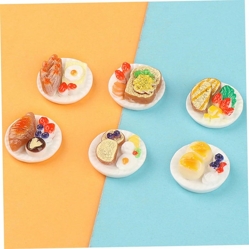 12 Pcs Miniature Food Toys Resin Dollhouse Accessories Flatback Charms for DIY Jewelry Making - Image 5