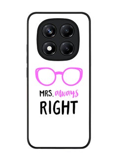 Stylizedd For Xiaomi Redmi Note 14 Pro 5G / X7 5G Case,Slim fit Camera Protection, Shockproof Thin Phone cover  - Mrs. Always Right  - Image 1