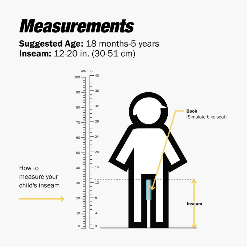 STRIDER دراجة سباق سترادر 12 بوصة، رمادي غير لامع - دراجة توازن بدون دواسات للأطفال من 1 إلى 4 سنوات - تشمل وسادة أمان، مقعد مبطن، مقابض صغيرة وإطارات خالية من الهواء - تجميع وتعديلات بدون أدوات - Image 5
