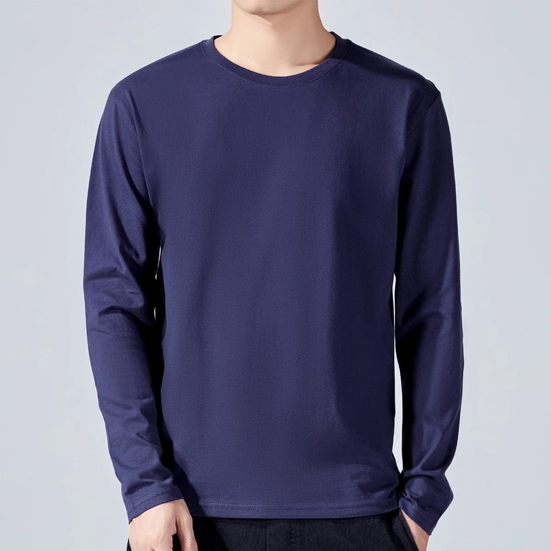 American-Style Short-Sleeve T-Shirt For Men, Autumn New Trendy Slim-Fit Round-Neck Base Shirt, Casual Versatile Short-Sleeve Men'S - Image 4