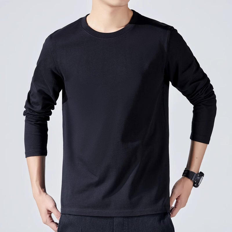 American-Style Short-Sleeve T-Shirt For Men, Autumn New Trendy Slim-Fit Round-Neck Base Shirt, Casual Versatile Short-Sleeve Men'S - Image 3