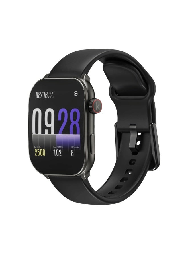 Kieslect Balancs Smart Watch for Unisex, AMOLED Display, 2.1 Inch Curved - Black - Image 5