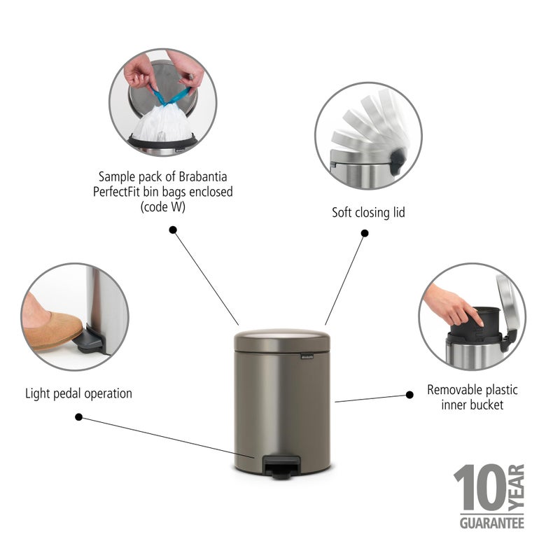 برابانتيا سلة مهملات نيولكون بدوّاسة - Image 2