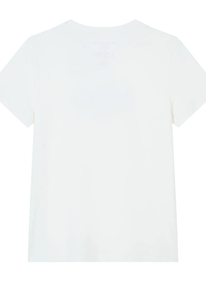 جيوردانو Women’s Cotton Crew Neck Printed Comfort Tee