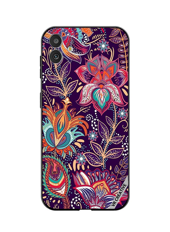 VR CREATIVE Protective Case Cover For Samsung Galaxy M13 5G Flower Design Multicolour - Image 1