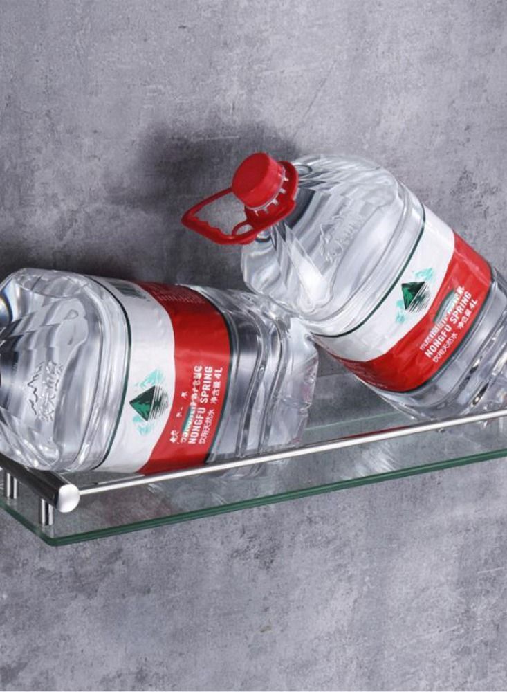 XiuWoo Bathroom Hardware Set 4 Pieces，Stainless Steel Accessories Sets ，Wall Mounted Double Towel Bar ，Towel Holder Hook，Toilet Paper Holder，Soap Dish - Image 4