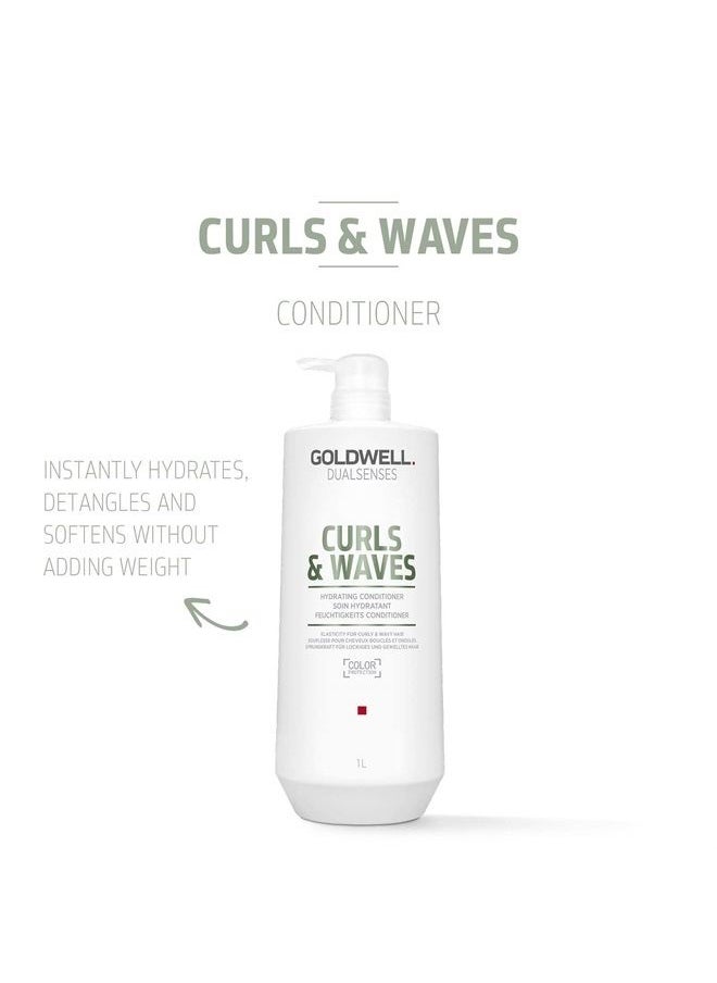 Goldwell Dualsenses Curls & Waves Hydrating Conditioner 1L  - Image 2