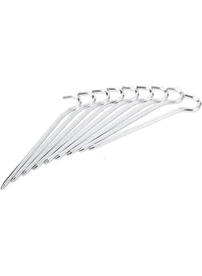 Aluminum Alloy Tent Stakes Set 4PCS Lightweight Camping Ground Pegs for Shelter Anchoring - Image 1