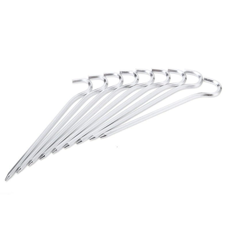 Aluminum Alloy Tent Stakes Set 4PCS Lightweight Camping Ground Pegs for Shelter Anchoring - Image 2