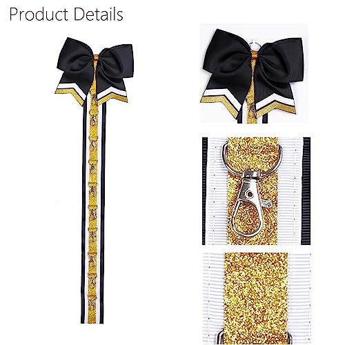Hipcheer Handmade Cheer Bows Holder, Wall Hanger for Cheerleading Teen Girls High School College Sports - Image 3